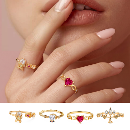 "Anillos de Princesa Eterna"